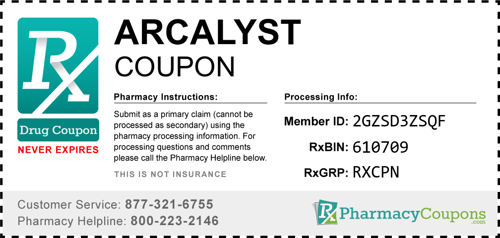 Arcalyst Prescription Drug Coupon with Pharmacy Savings