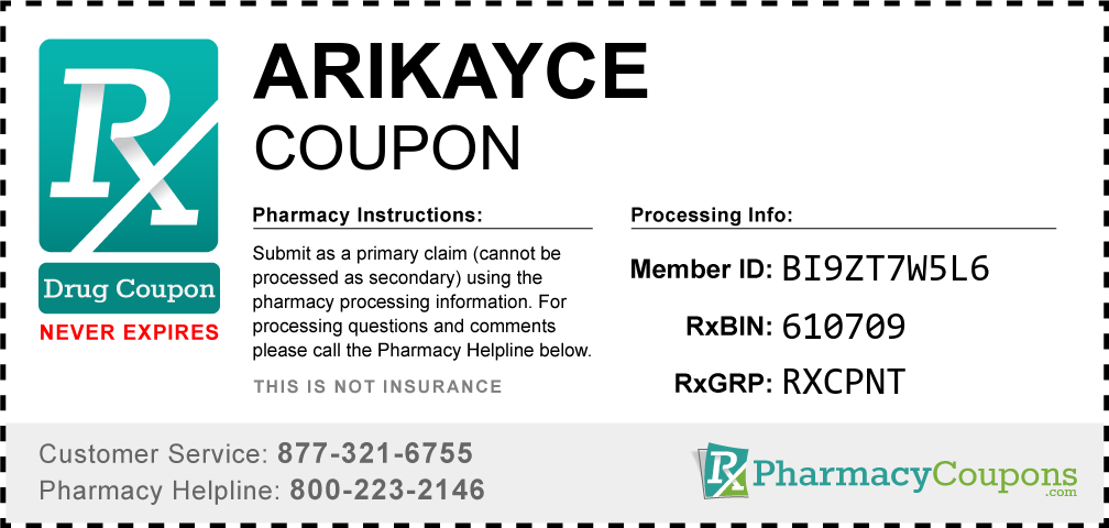 Arikayce Prescription Drug Coupon with Pharmacy Savings