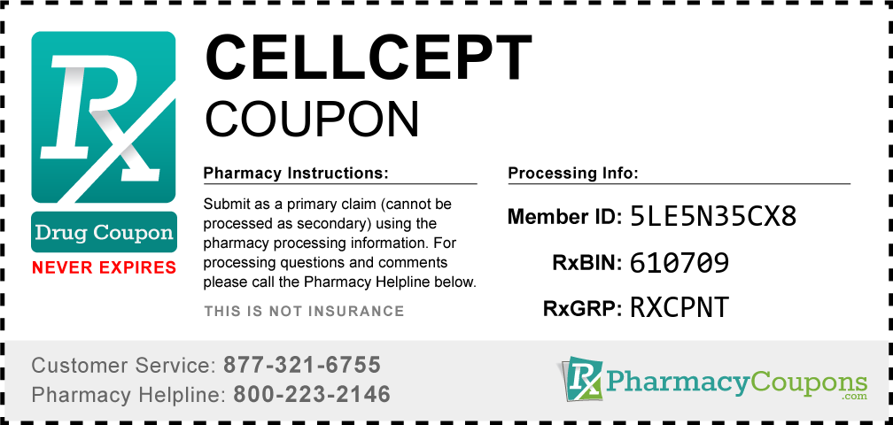 Cellcept Prescription Drug Coupon with Pharmacy Savings