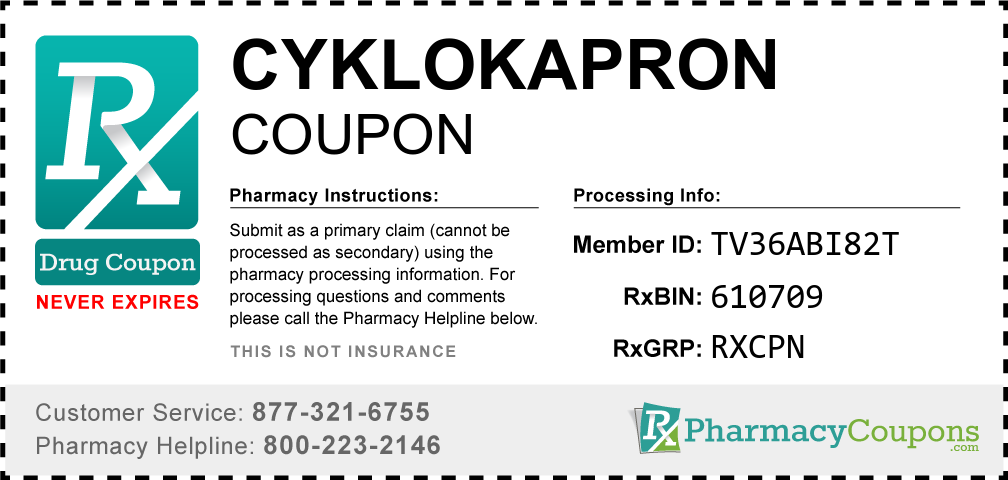 Cyklokapron Prescription Drug Coupon with Pharmacy Savings