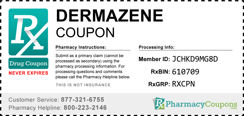 Dermazene Prescription Drug Coupon with Pharmacy Savings