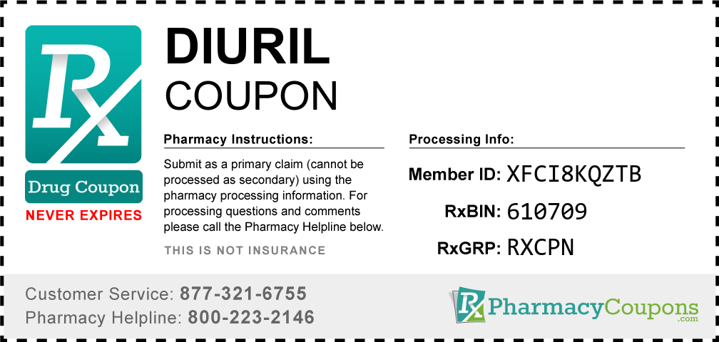 Diuril Prescription Drug Coupon with Pharmacy Savings