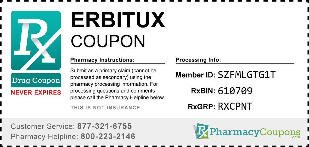 Erbitux Prescription Drug Coupon with Pharmacy Savings