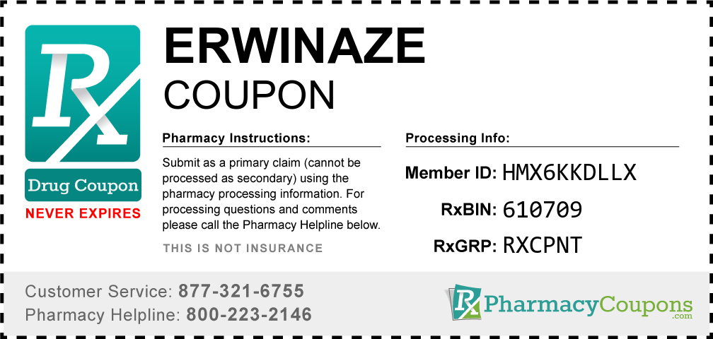 Erwinaze Prescription Drug Coupon with Pharmacy Savings
