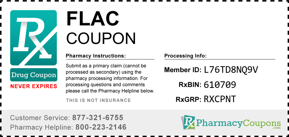 Flac Prescription Drug Coupon with Pharmacy Savings