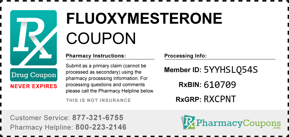 Fluoxymesterone Prescription Drug Coupon with Pharmacy Savings