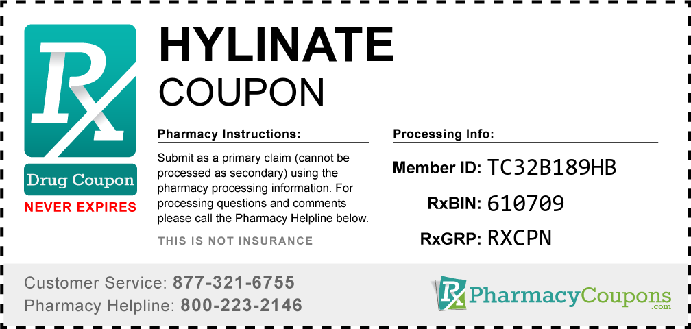 Hylinate Prescription Drug Coupon with Pharmacy Savings