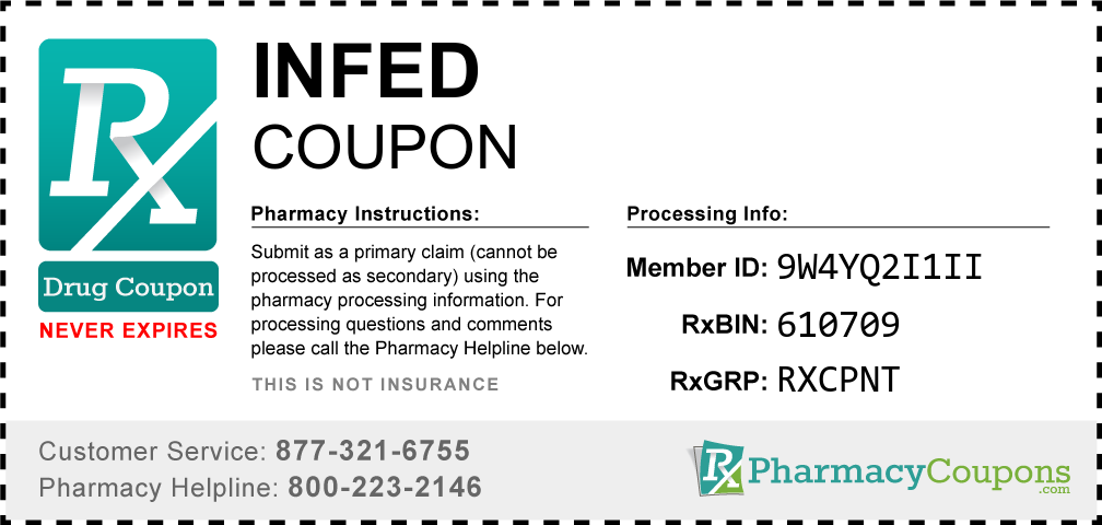 Infed Prescription Drug Coupon with Pharmacy Savings
