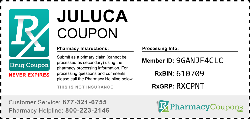 Juluca Prescription Drug Coupon with Pharmacy Savings