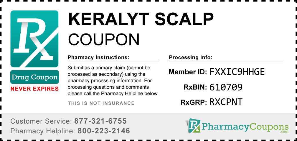 Keralyt scalp Prescription Drug Coupon with Pharmacy Savings