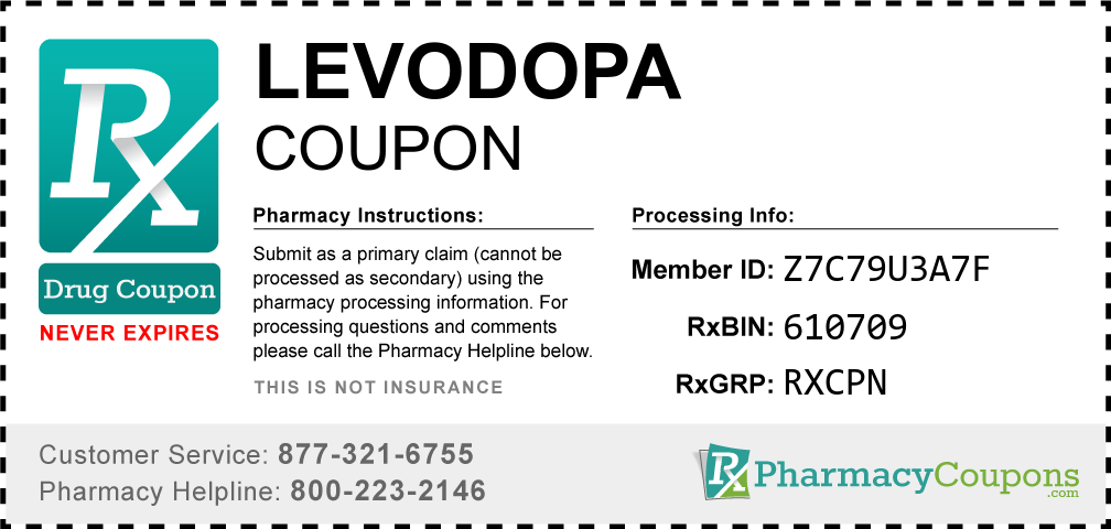 Levodopa Prescription Drug Coupon with Pharmacy Savings