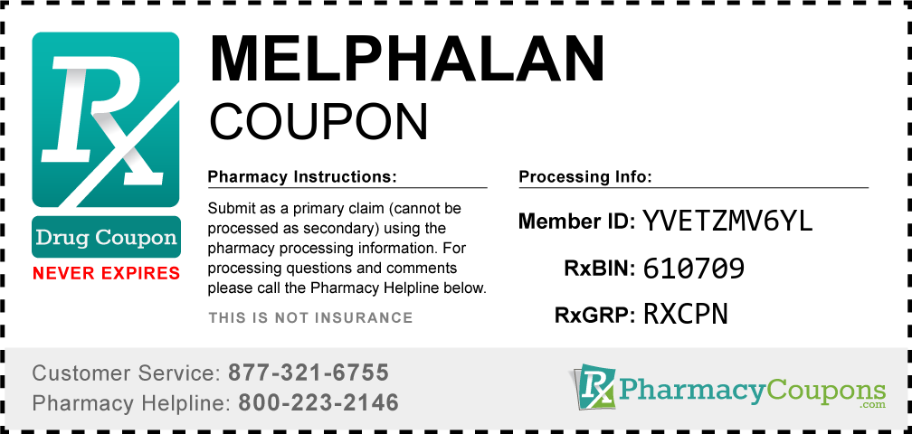 Melphalan Prescription Drug Coupon with Pharmacy Savings