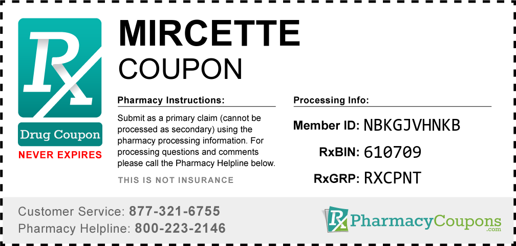 Mircette Prescription Drug Coupon with Pharmacy Savings