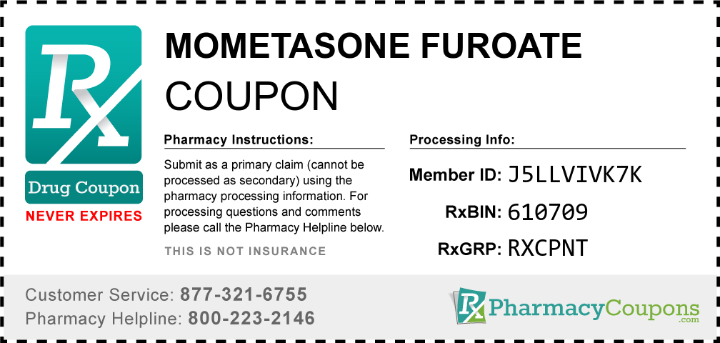 Mometasone furoate Prescription Drug Coupon with Pharmacy Savings