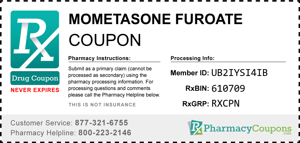 Mometasone furoate Prescription Drug Coupon with Pharmacy Savings