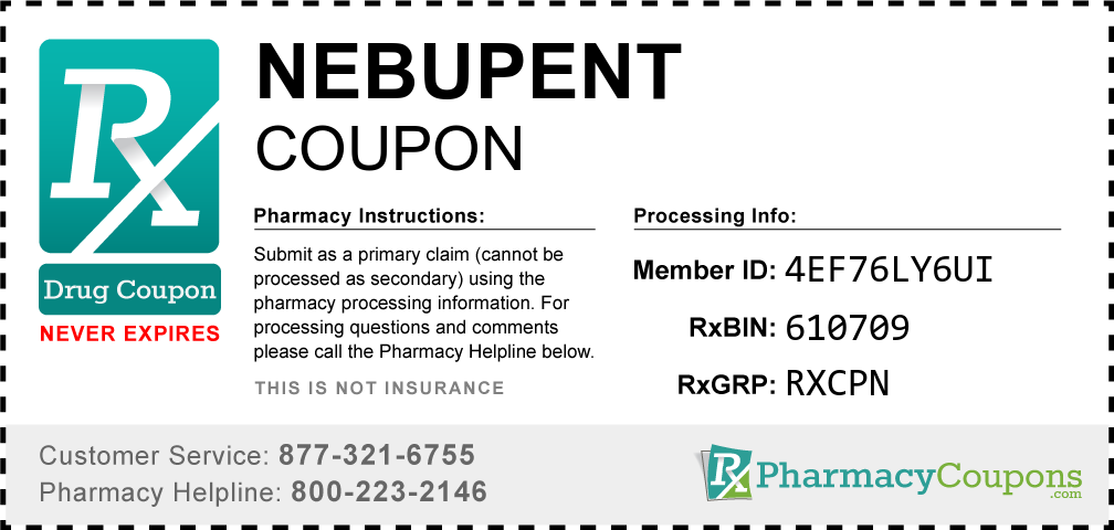 Nebupent Prescription Drug Coupon with Pharmacy Savings