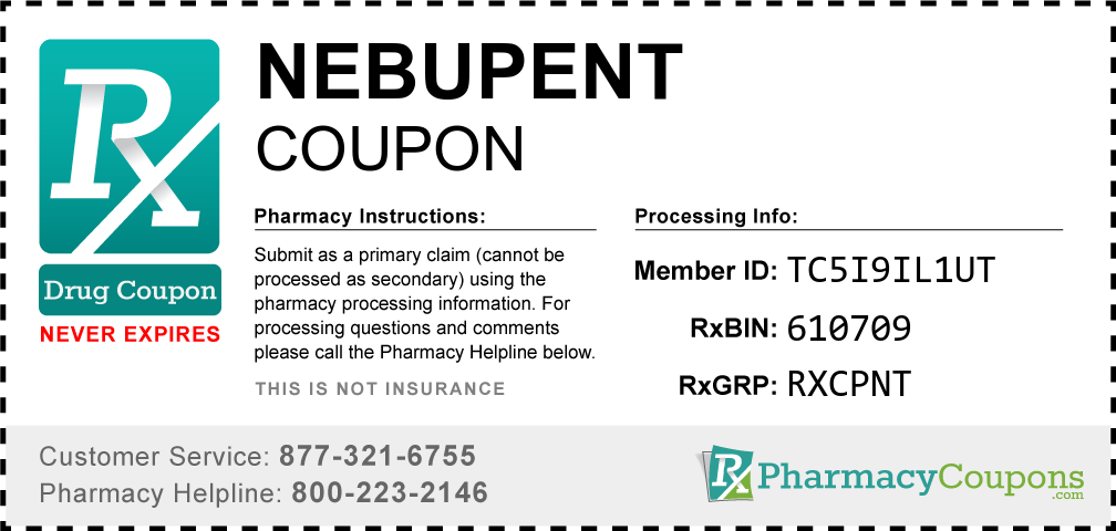 Nebupent Prescription Drug Coupon with Pharmacy Savings
