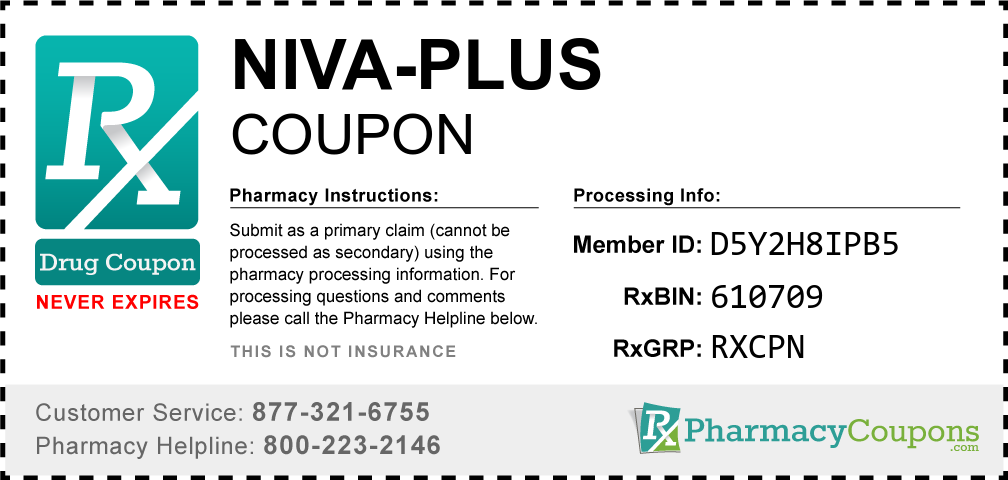 Niva-plus Prescription Drug Coupon with Pharmacy Savings