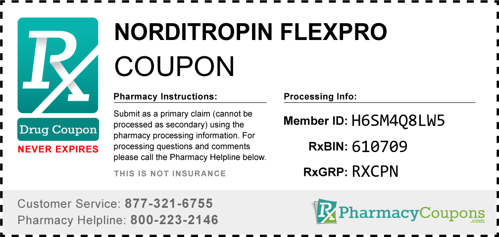 Norditropin flexpro Prescription Drug Coupon with Pharmacy Savings