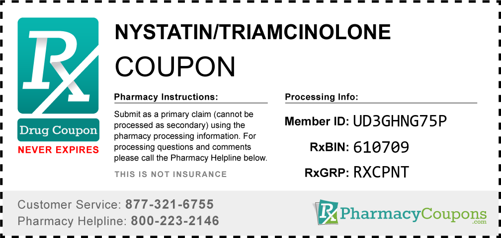 Nystatin/triamcinolone Prescription Drug Coupon with Pharmacy Savings
