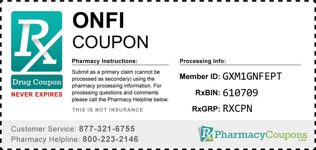 Onfi Prescription Drug Coupon with Pharmacy Savings