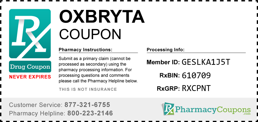 Oxbryta Prescription Drug Coupon with Pharmacy Savings