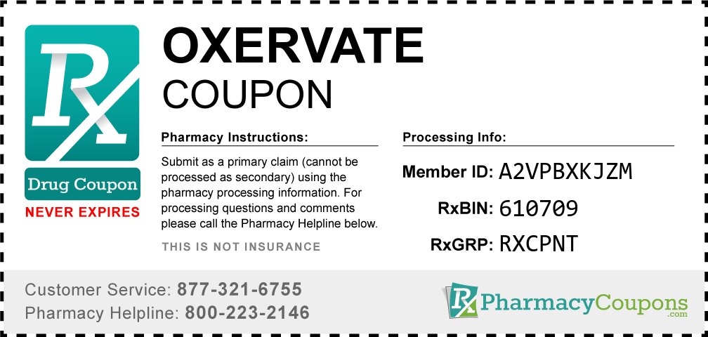 Oxervate Prescription Drug Coupon with Pharmacy Savings