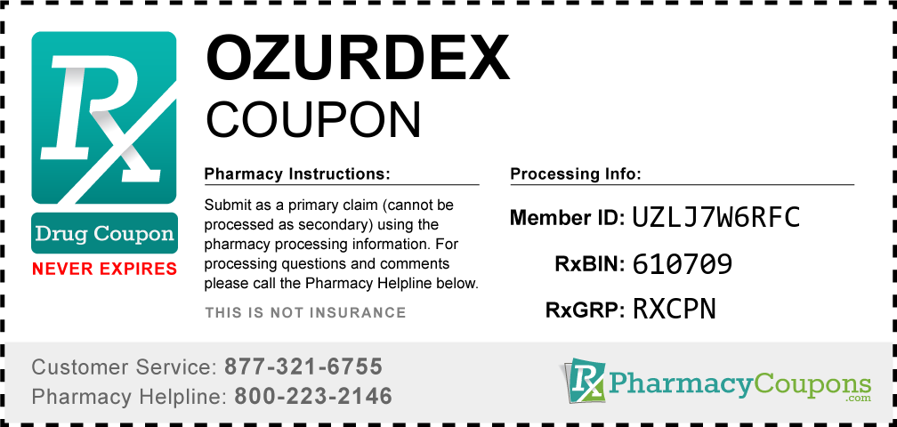 Ozurdex Prescription Drug Coupon with Pharmacy Savings