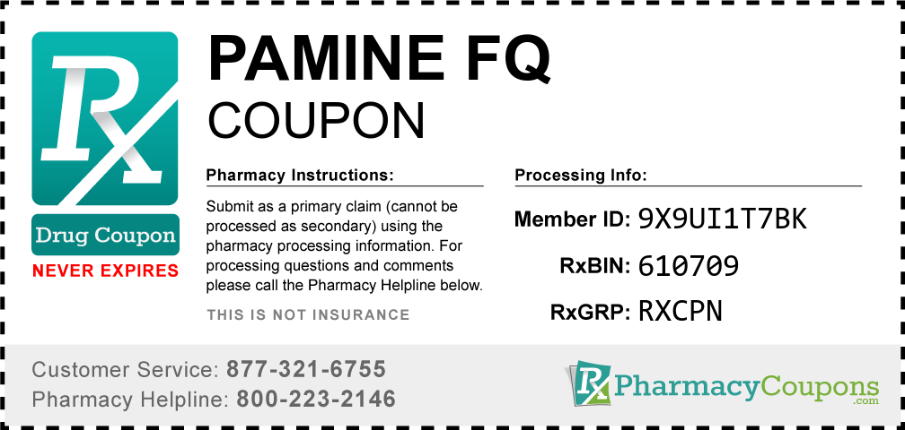 Pamine fq Prescription Drug Coupon with Pharmacy Savings