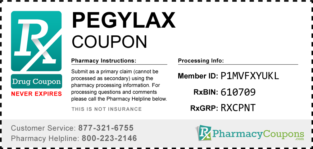 Pegylax Prescription Drug Coupon with Pharmacy Savings