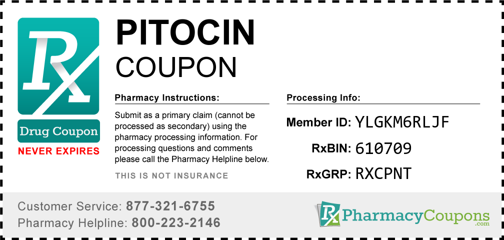Pitocin Prescription Drug Coupon with Pharmacy Savings