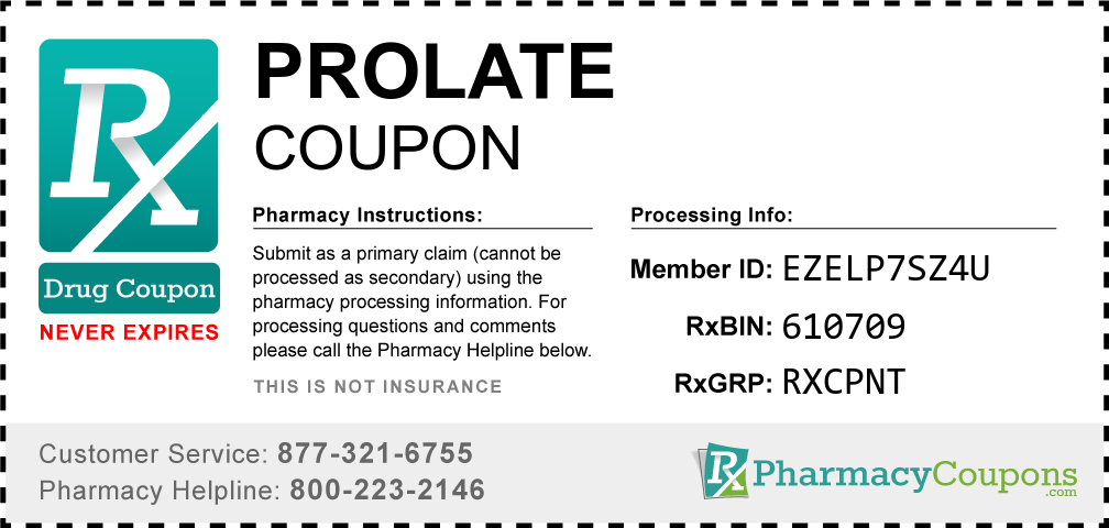 Prolate Prescription Drug Coupon with Pharmacy Savings