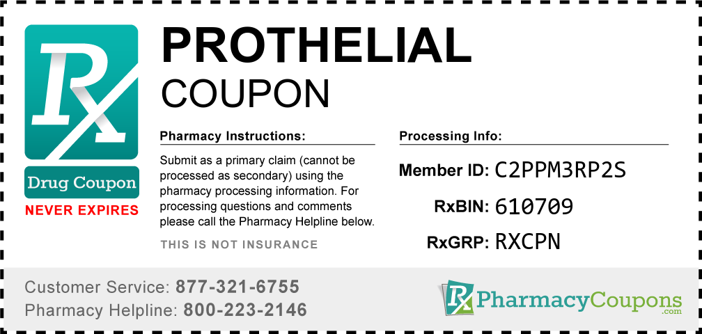 Prothelial Prescription Drug Coupon with Pharmacy Savings