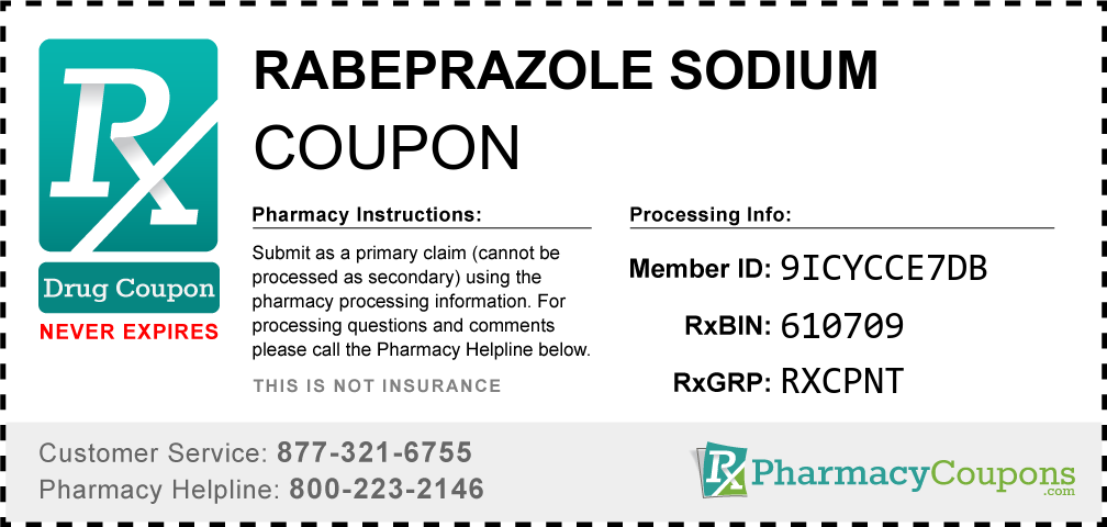 Rabeprazole sodium Prescription Drug Coupon with Pharmacy Savings