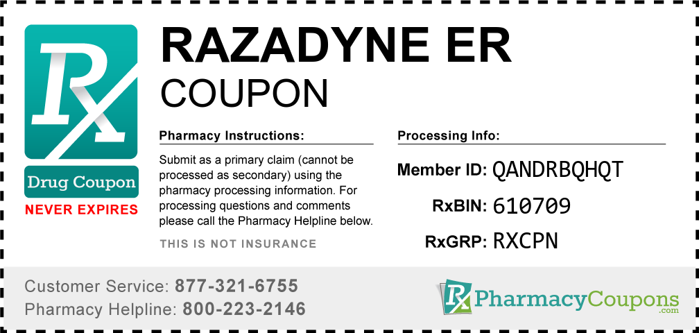 Razadyne er Prescription Drug Coupon with Pharmacy Savings