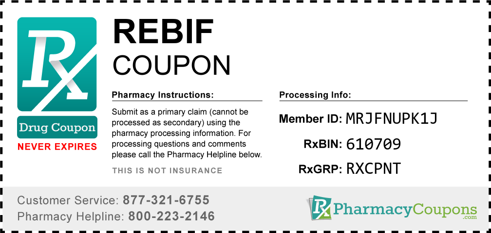 Rebif Prescription Drug Coupon with Pharmacy Savings