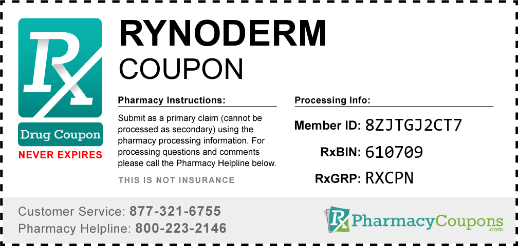Rynoderm Prescription Drug Coupon with Pharmacy Savings