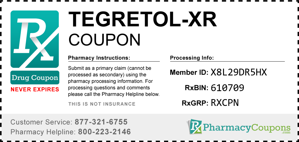 Tegretol-xr Prescription Drug Coupon with Pharmacy Savings