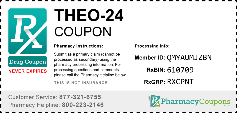 Theo-24 Prescription Drug Coupon with Pharmacy Savings
