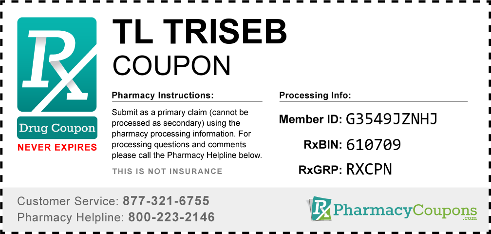 Tl triseb Prescription Drug Coupon with Pharmacy Savings