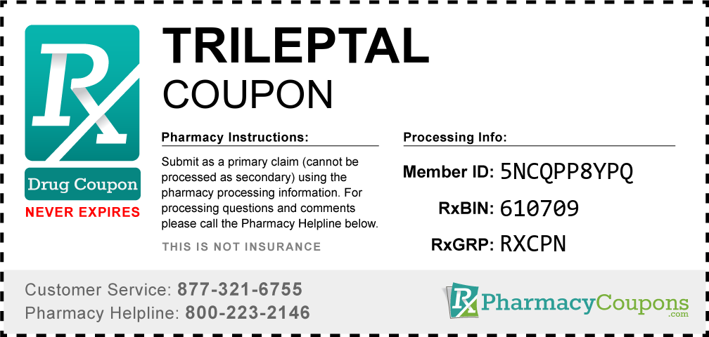 Trileptal Prescription Drug Coupon with Pharmacy Savings