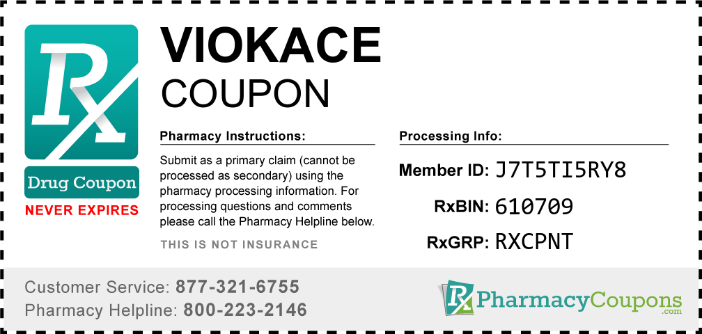 Viokace Prescription Drug Coupon with Pharmacy Savings