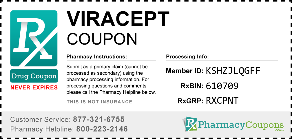 Viracept Prescription Drug Coupon with Pharmacy Savings