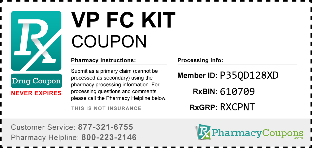 Vp fc kit Prescription Drug Coupon with Pharmacy Savings