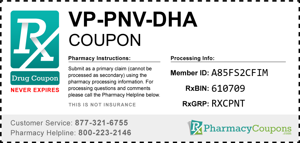Vp-pnv-dha Prescription Drug Coupon with Pharmacy Savings
