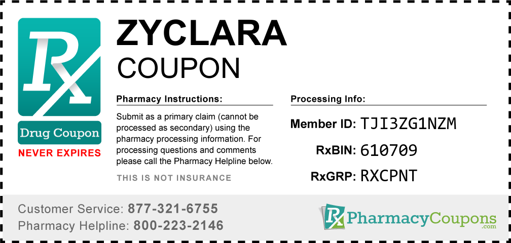 Zyclara Prescription Drug Coupon with Pharmacy Savings
